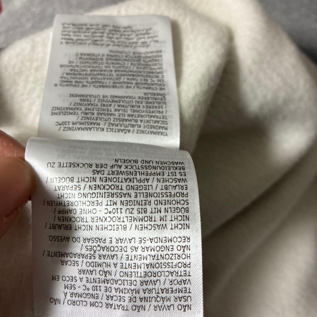 最終値下げ　新品同様　美品　モンクレーム　トレーナー　スエット　S〜Ｍ　グレー