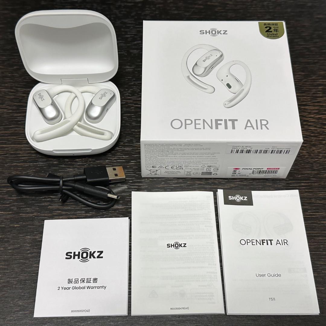 SHOKZ OPENFIT AIR SKZ-EP-000026 ホワイト
