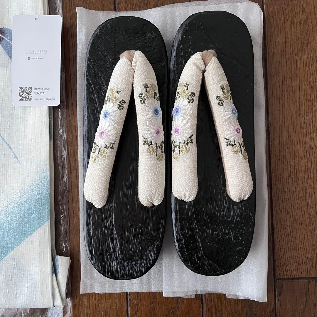★新品 3L4L5L 浴衣3点セット utatane 国産生地 国内染色