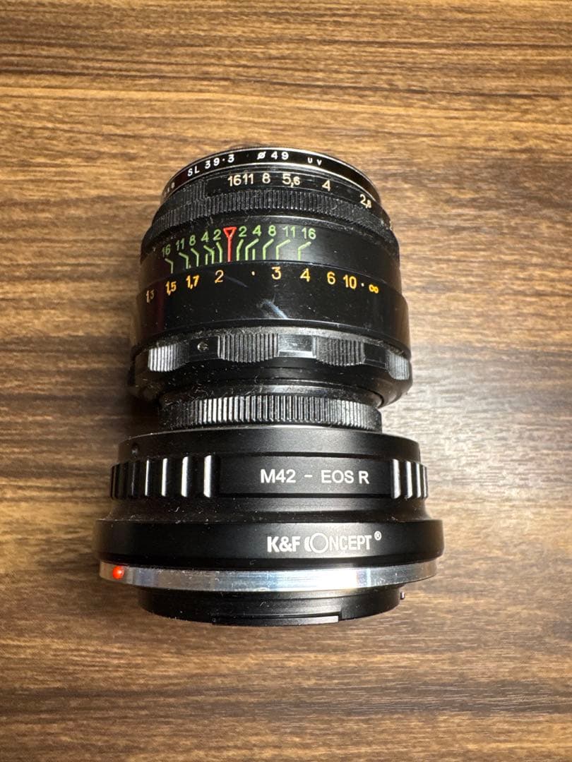ヘリオス Helios 44-2 グルグルボケ EOS R用アダプター付