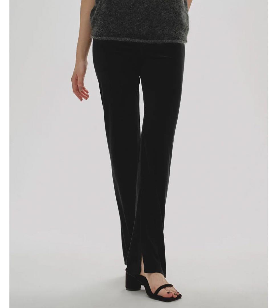 パンツ TODAYFUL Velour Slit Leggings