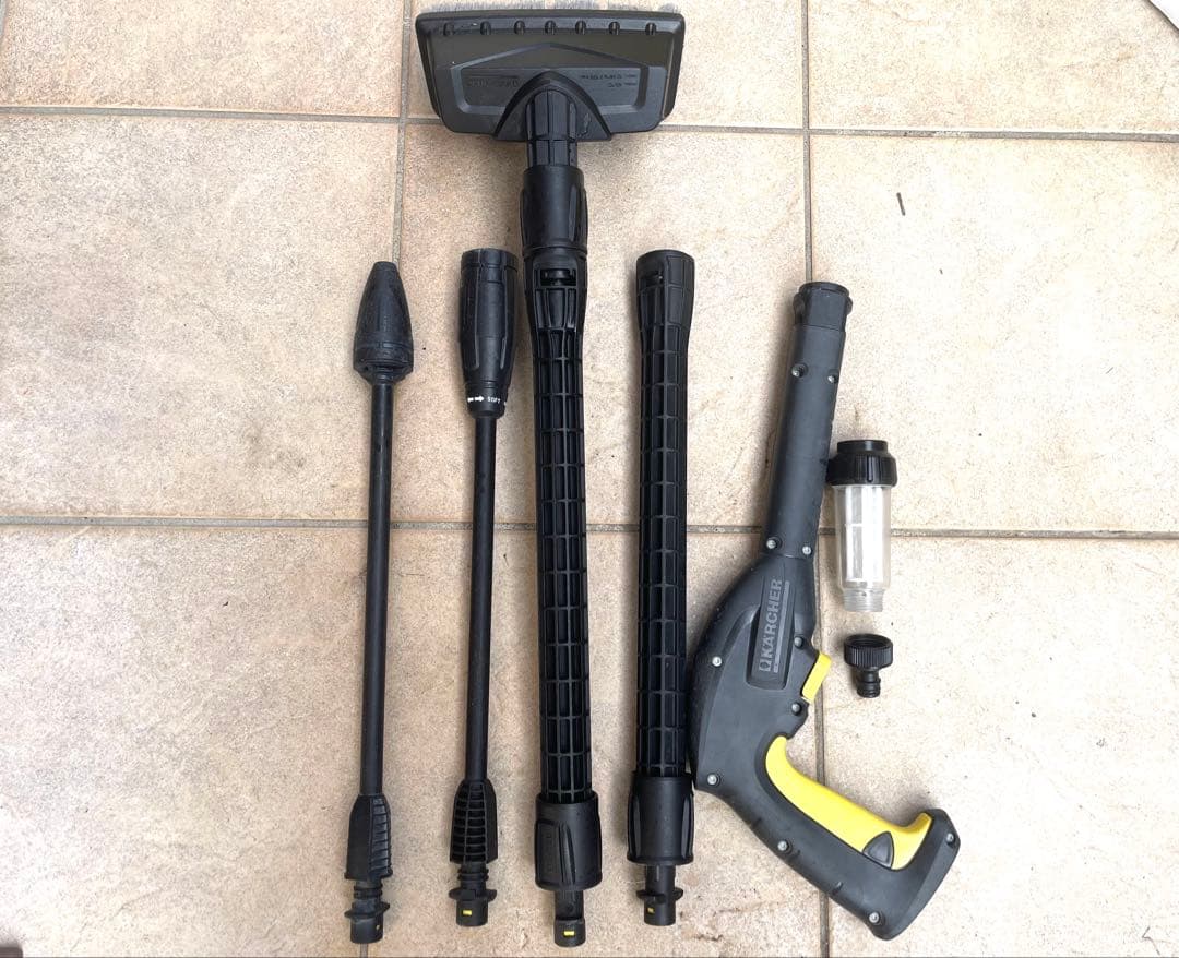 ケルヒャーK3 サイレント ベランダ 25mホース　180度ノズル　フィルター付