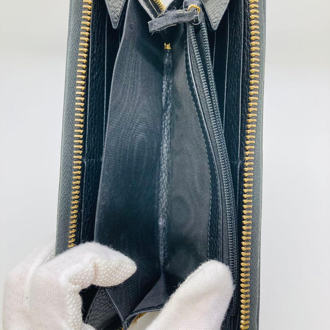GUCCI グッチ マーモント 長財布 財布 黒 男 女 A747