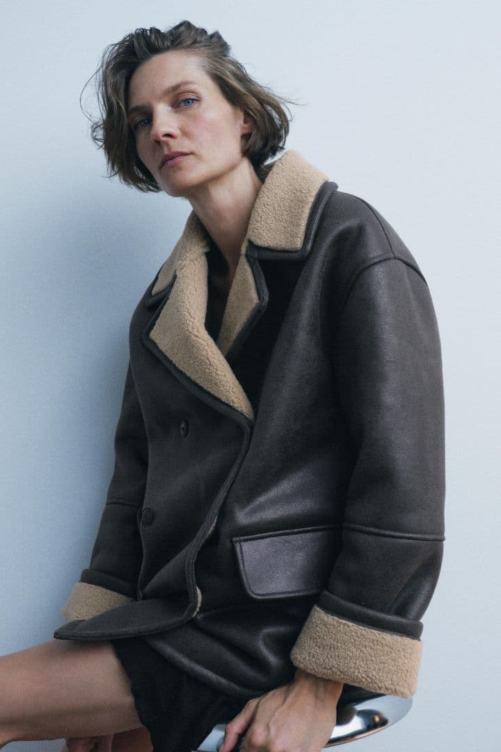 フェイクスエード ダブルフェイスジャケット