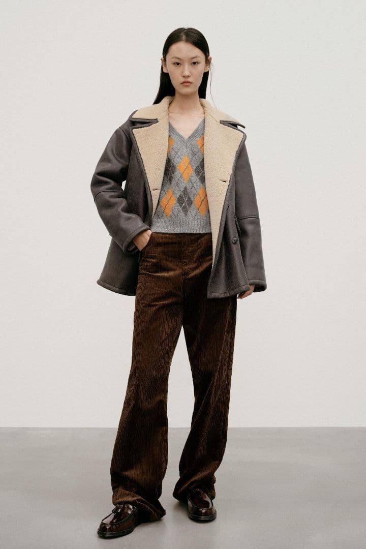 フェイクスエード ダブルフェイスジャケット