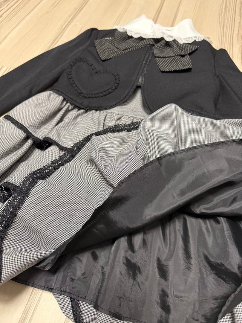 卒園式入学式　キッズフォーマル　女の子　スーツ　ワンピース　靴　セット