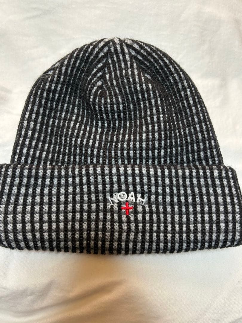 希少 NOAH ニット帽 ブラック・グレー