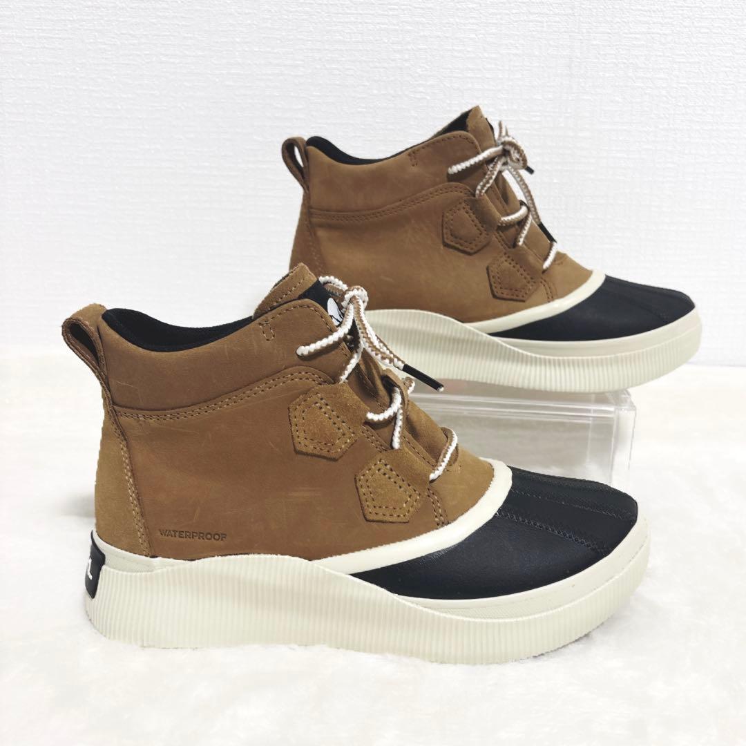【美品】SOREL ソレル アウトアンドアバウト４　防水　ブーツ　25cm