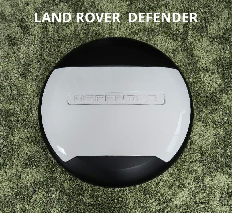 ランドローバー ディフェンダー リアタイヤカバー フジホワイト