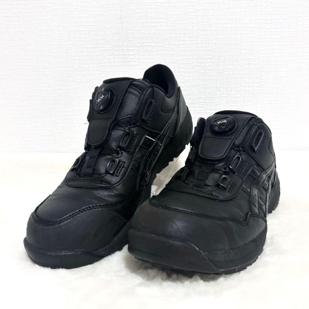asics アシックス　安全靴　ウィンジョブ CP306 ボア　BOA 黒