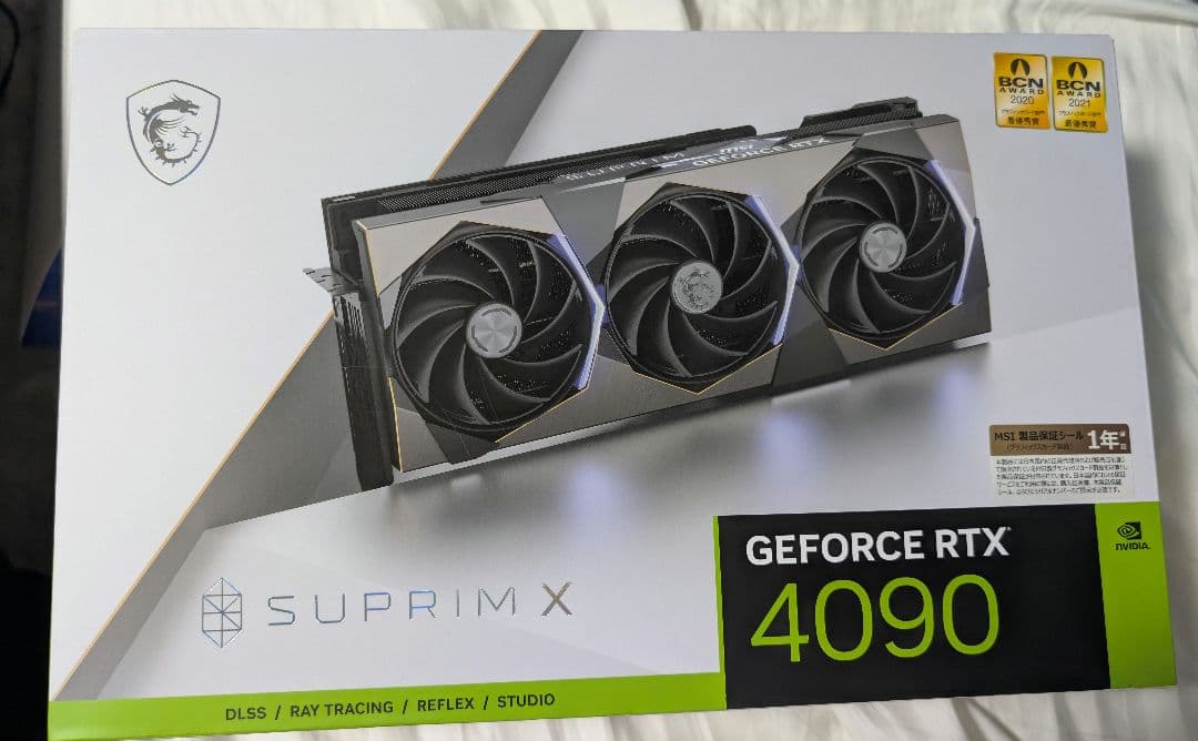 グラフィックボード・グラボ・ビデオカード MSI GeForce RTX 4090 SUPRIM X