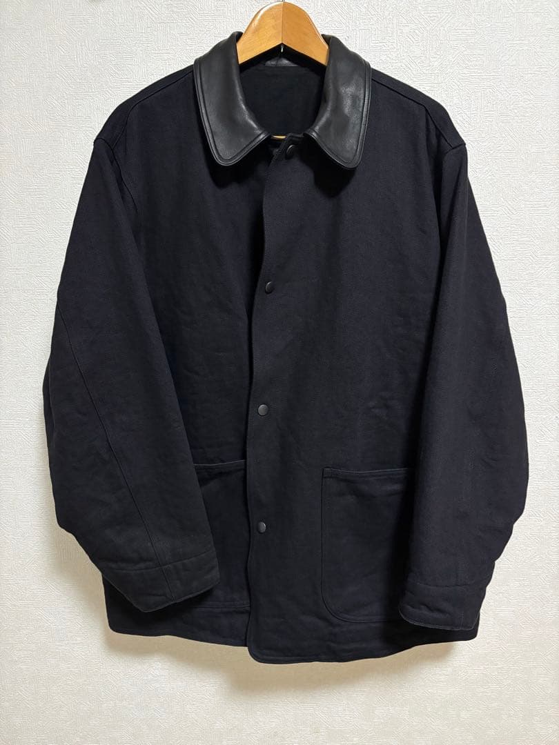 25AW COMOLI デニム　レザー　ワークジャケット　サイズ2