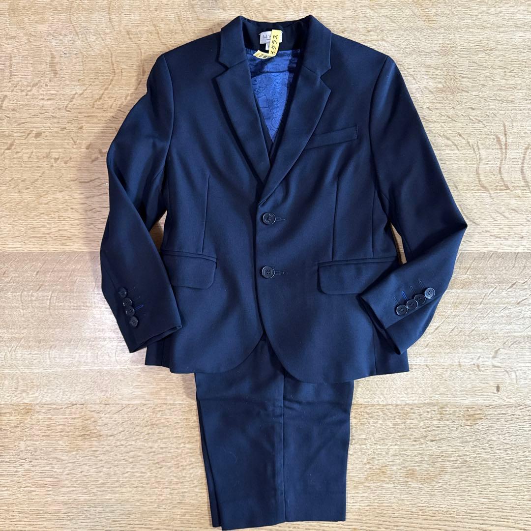 ポールスミスジュニア　ネイビー フォーマルスーツ 6A