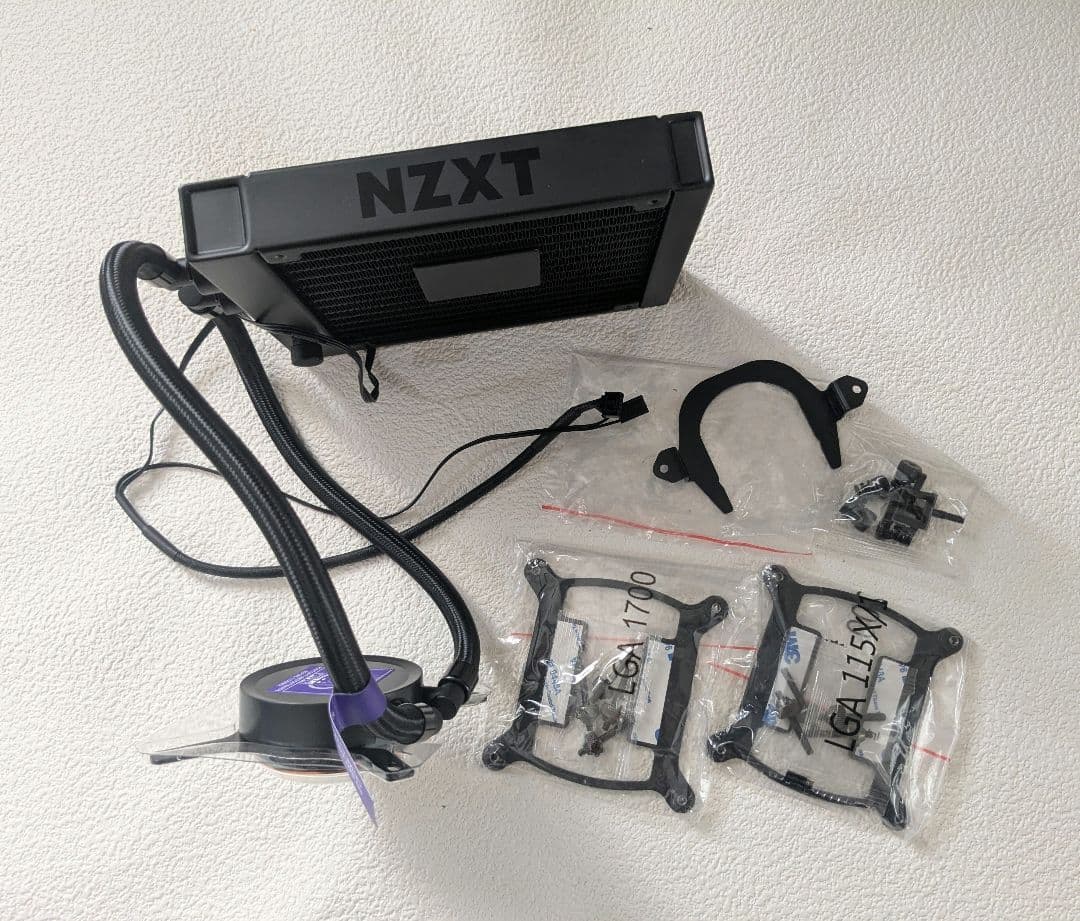 新品 非売品 NZXT H1 V2 CPUクーラー 簡易水冷 140mm 取外品