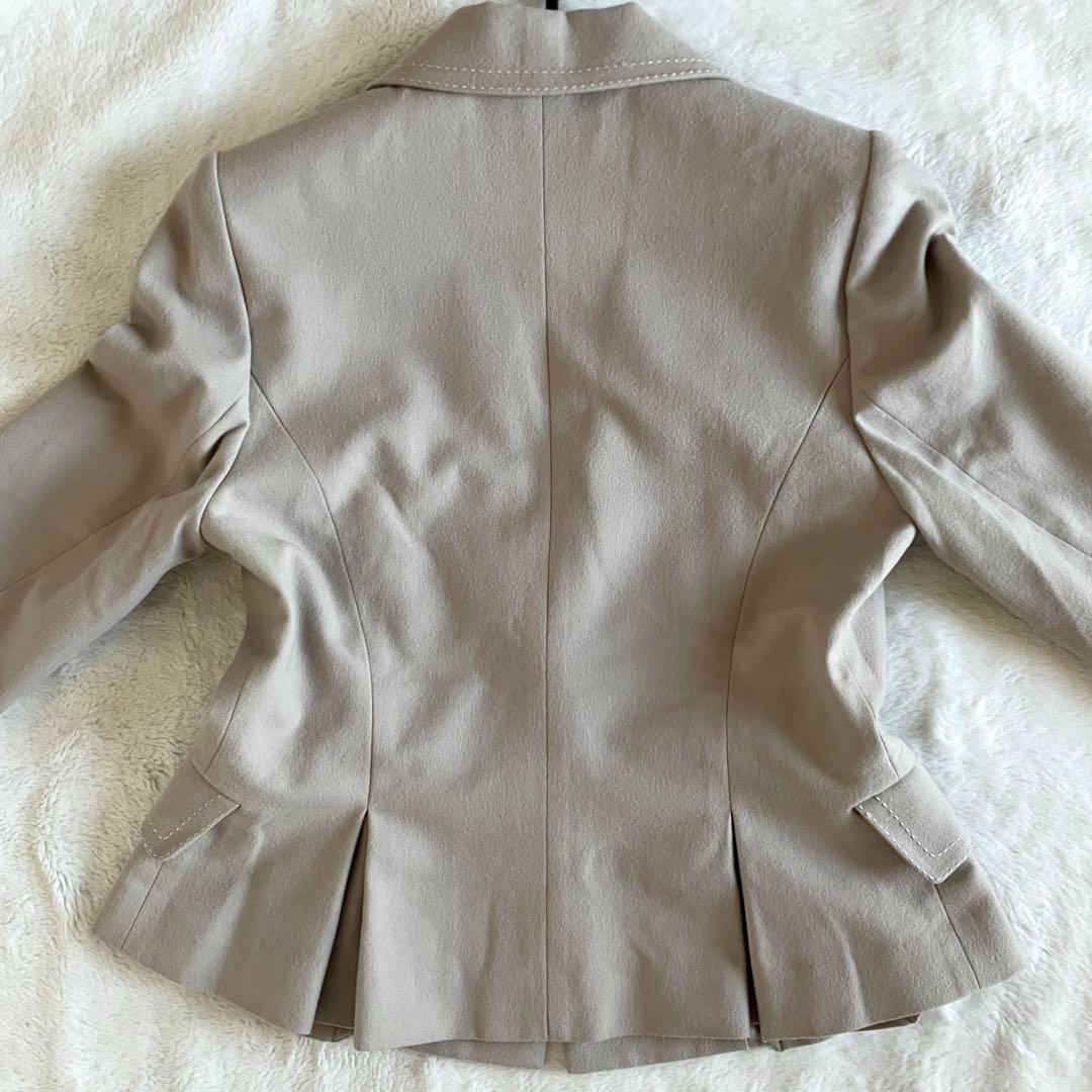 クリスチャンディオール ウール100% バージャケット M モスグレー