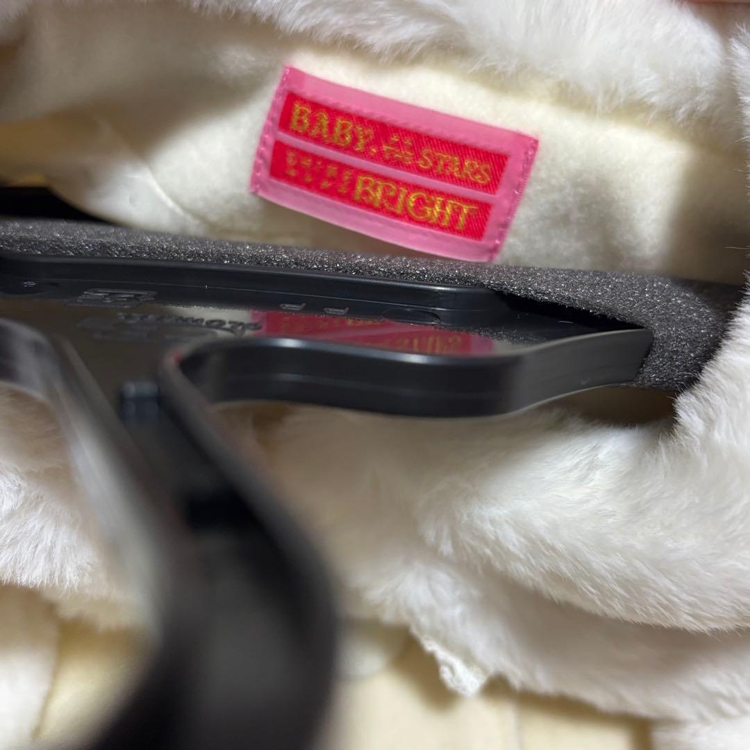 BABY ポンポンリボンショートコート アイボリー