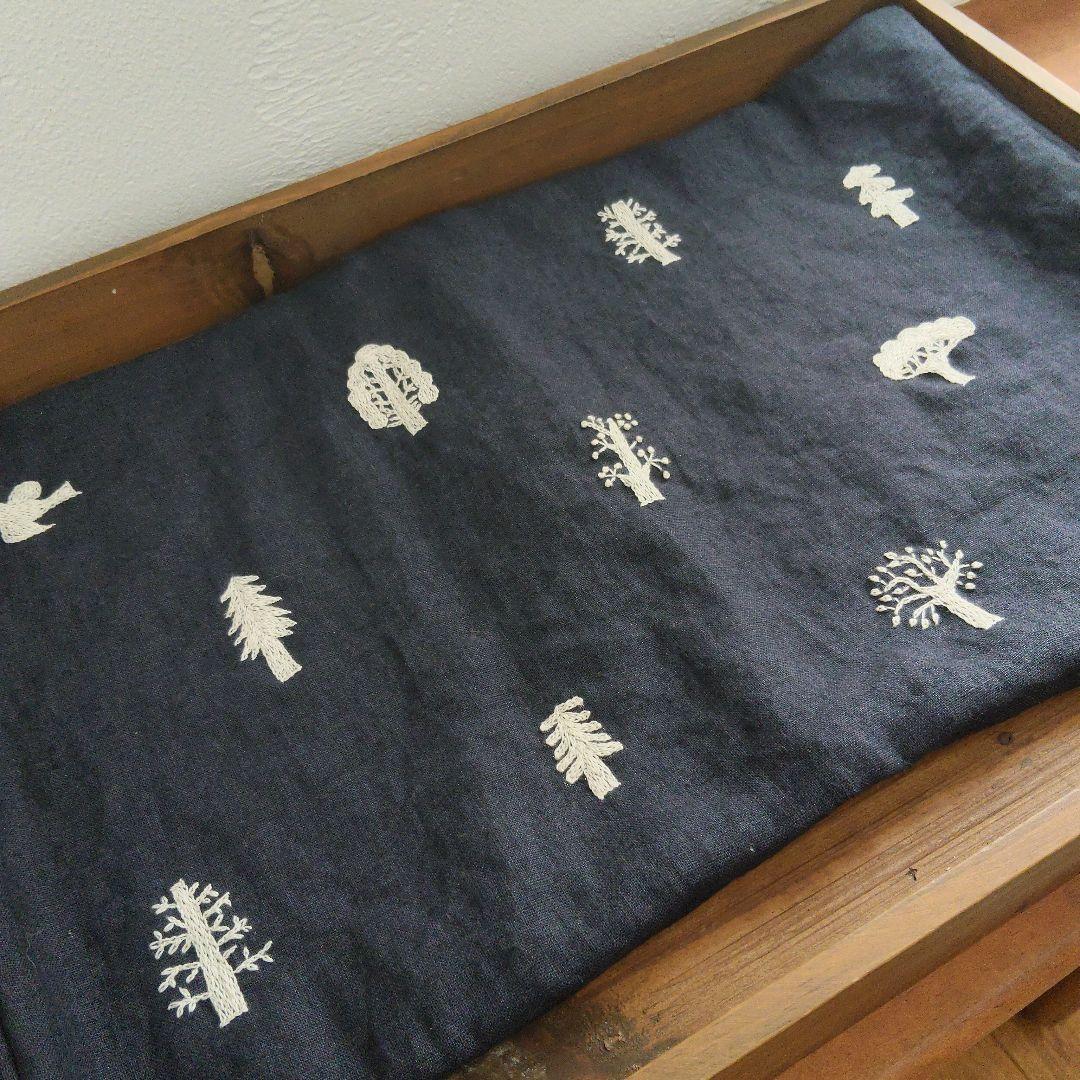 【ちゃちゃ子様オーダー専用ページ】リネン刺繍　クッションカバー　エコバッグ