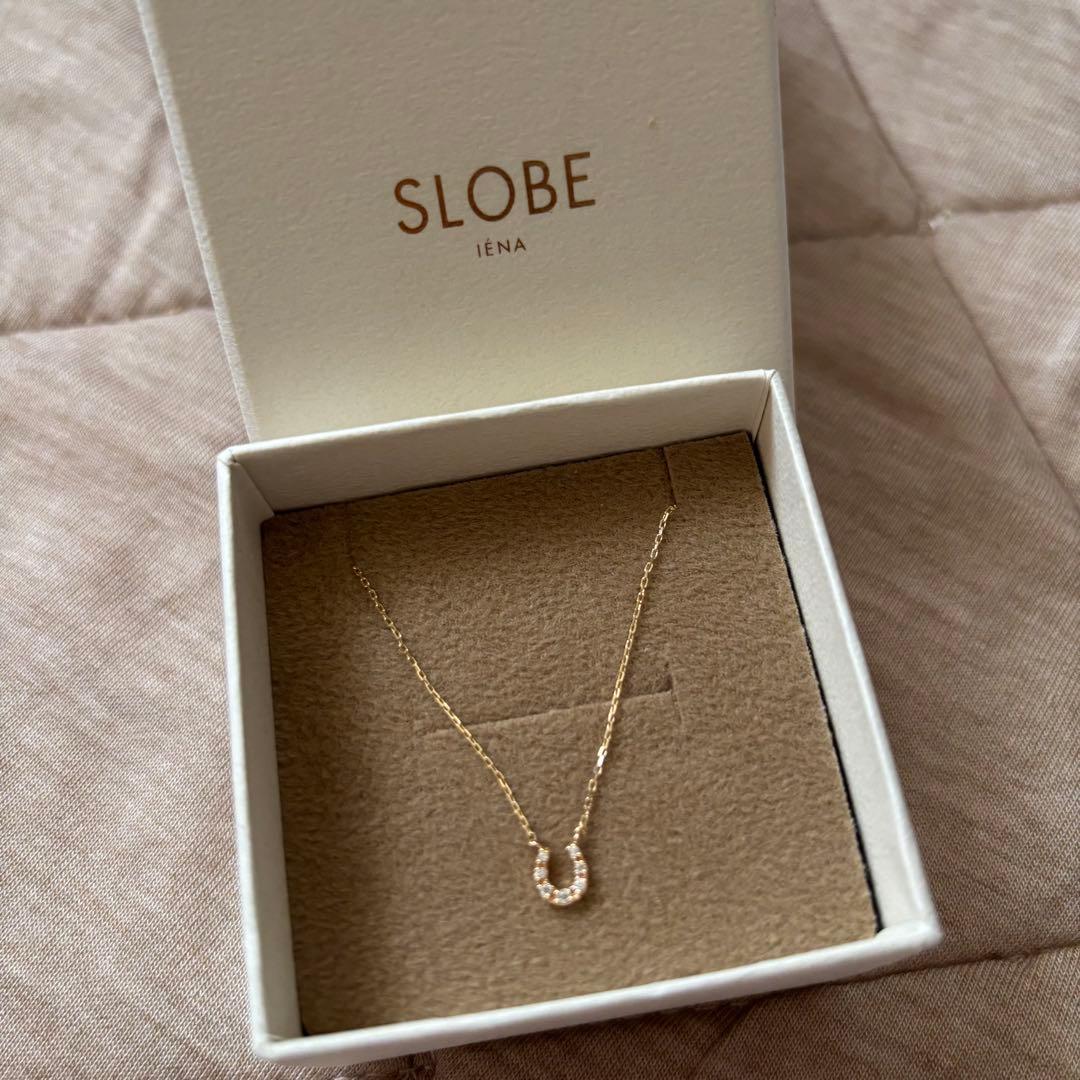 未使用品SLOBE ホースシューネックレス　馬蹄　馬