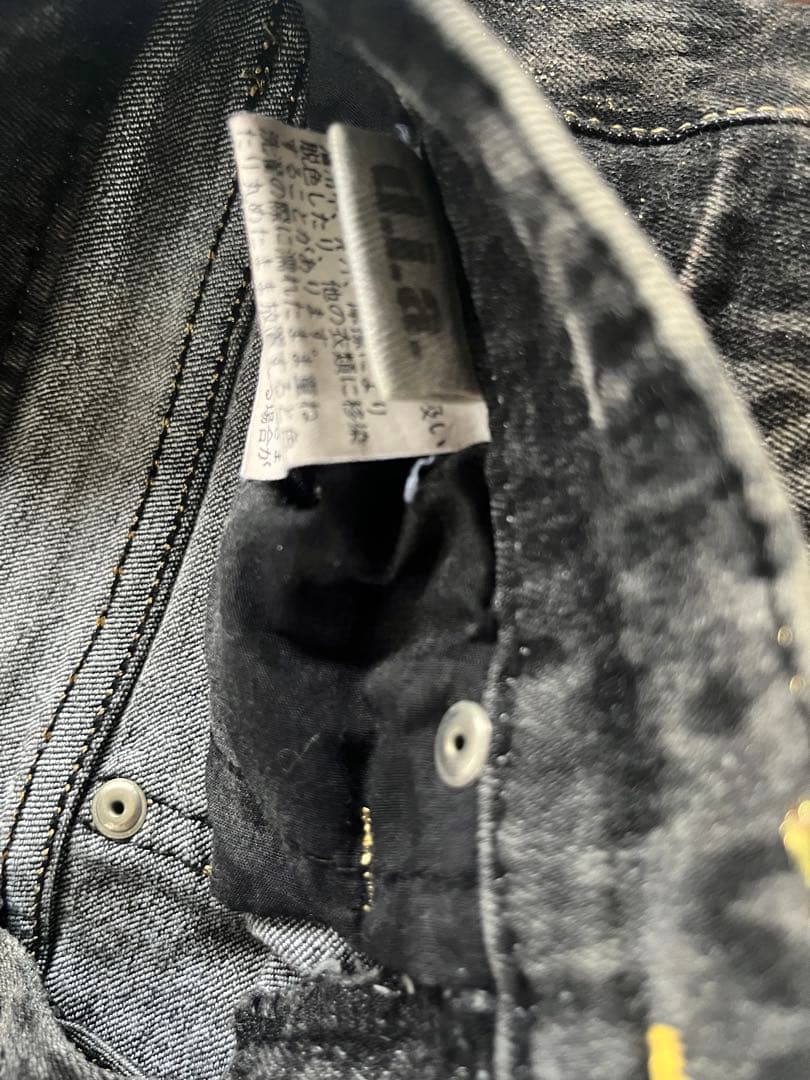 d.i.a. ヒョウ柄 デニム ショートパンツ