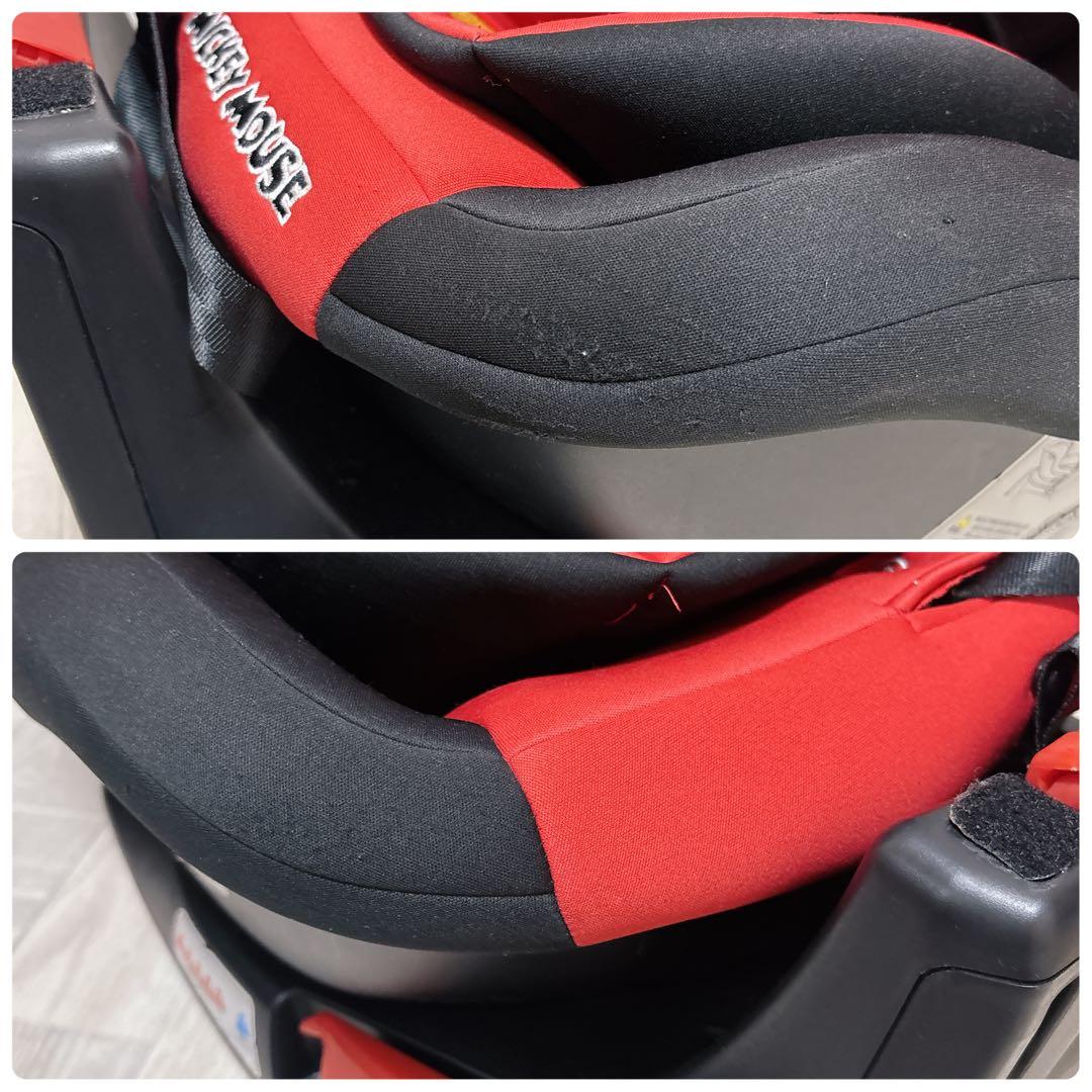 極美品　ターンシート ミッキーマウス チャイルドシート ISOFIX 西松屋限定