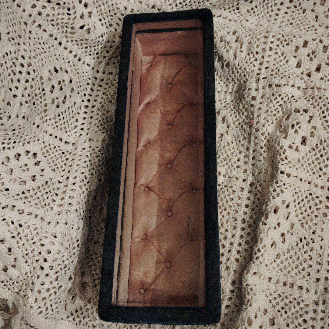 フランスアンティーク♡レアガラス蓋グローブボックス♡ミニョネット