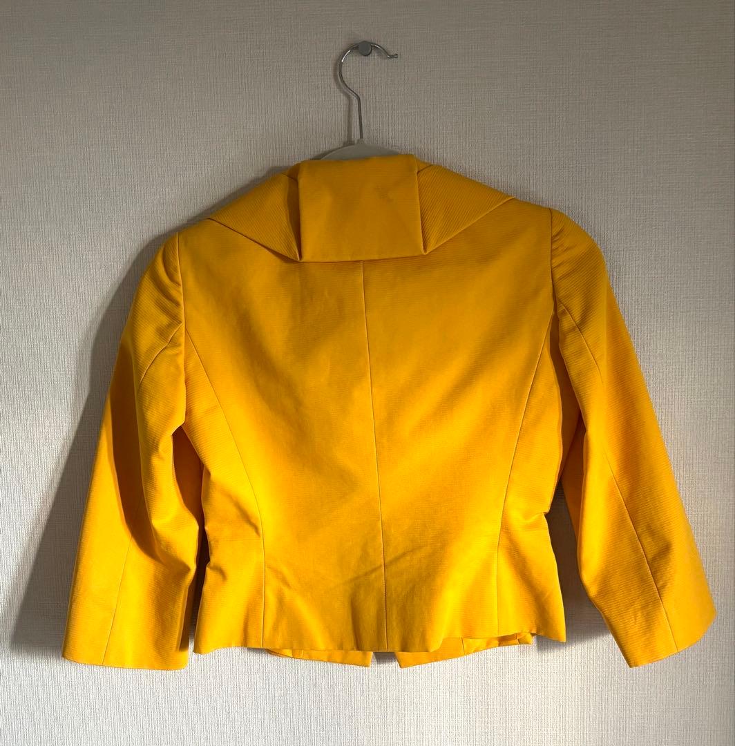 GUCCI グッチ テーラードジャケット マスタードイエロー イタリア製 36