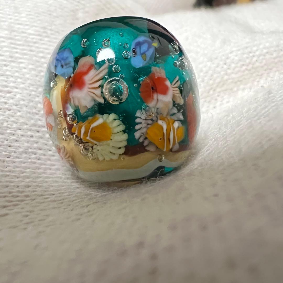 美品　トロールビーズ　ディープオーシャン