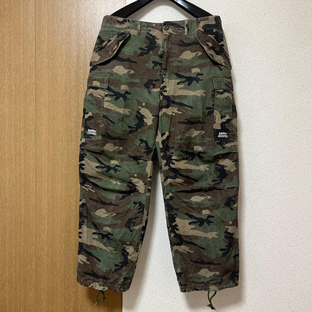 ご*ら様 SAPEur カモフラ カーゴパンツ 迷彩 サプール XL