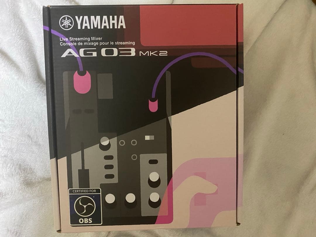 【ほぼ新品同様】YAMAHA AG03MK2 オーディオインターフェイス