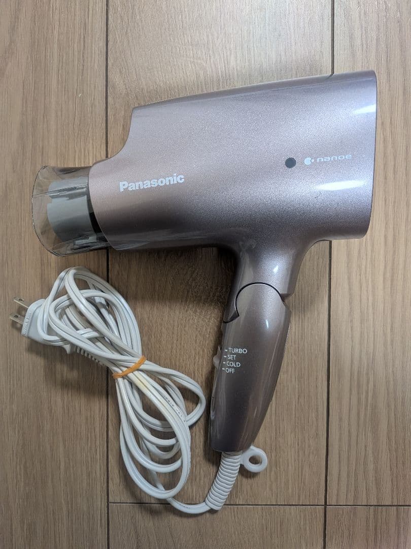 Panasonic ヘアドライヤー ピンク　nanoe