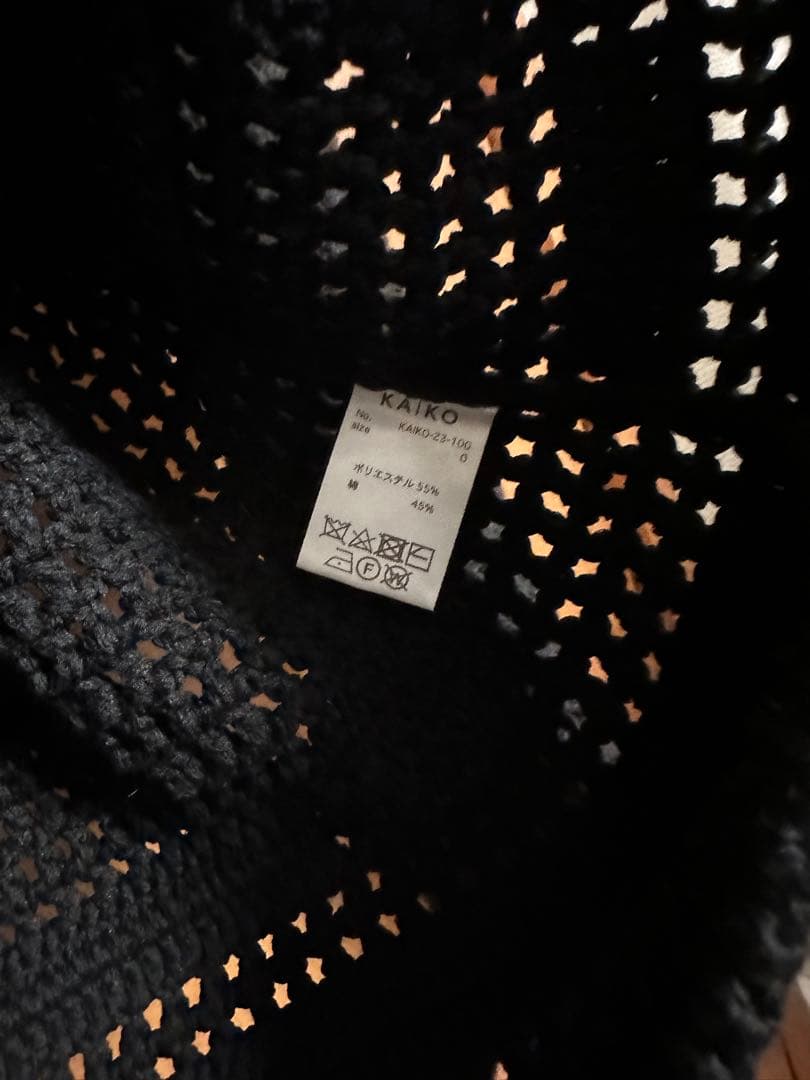 KAIKO メッシュニット 短丈