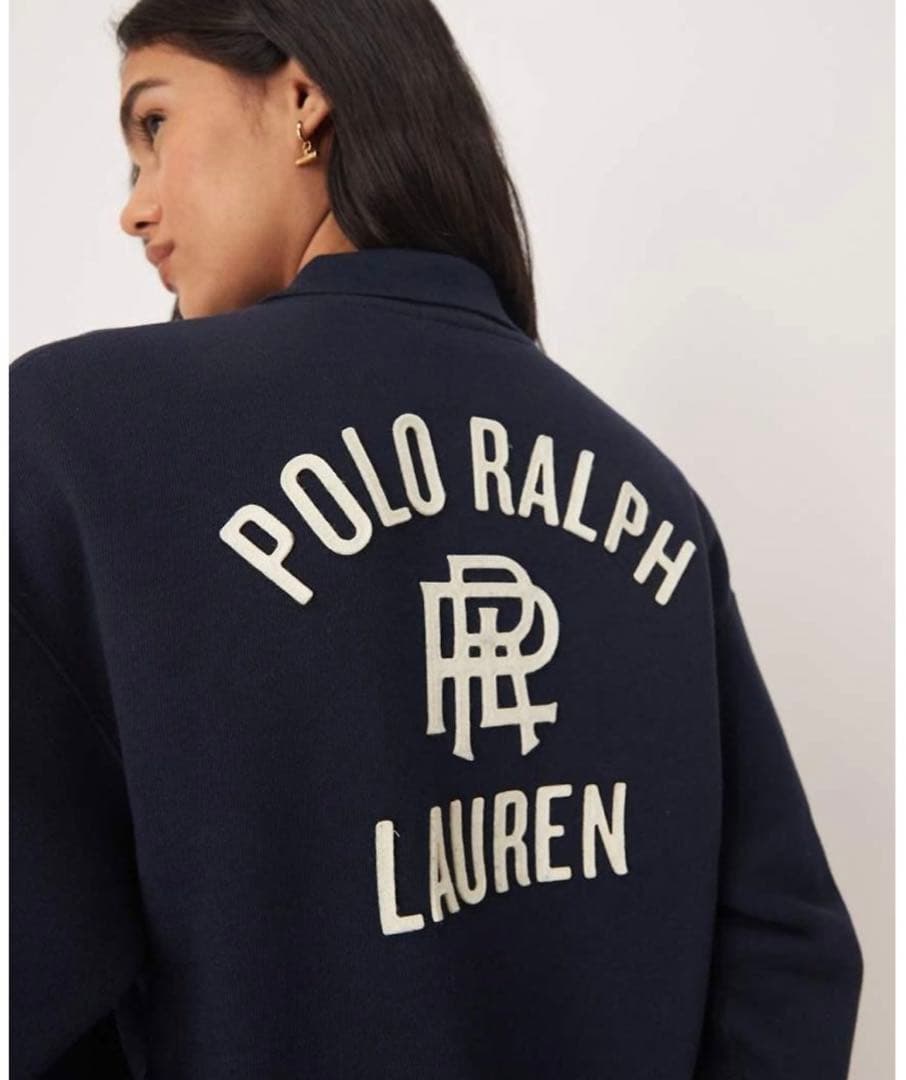 ロゴ フリース ポロカラー プルオーバーPolo Ralph Lauren