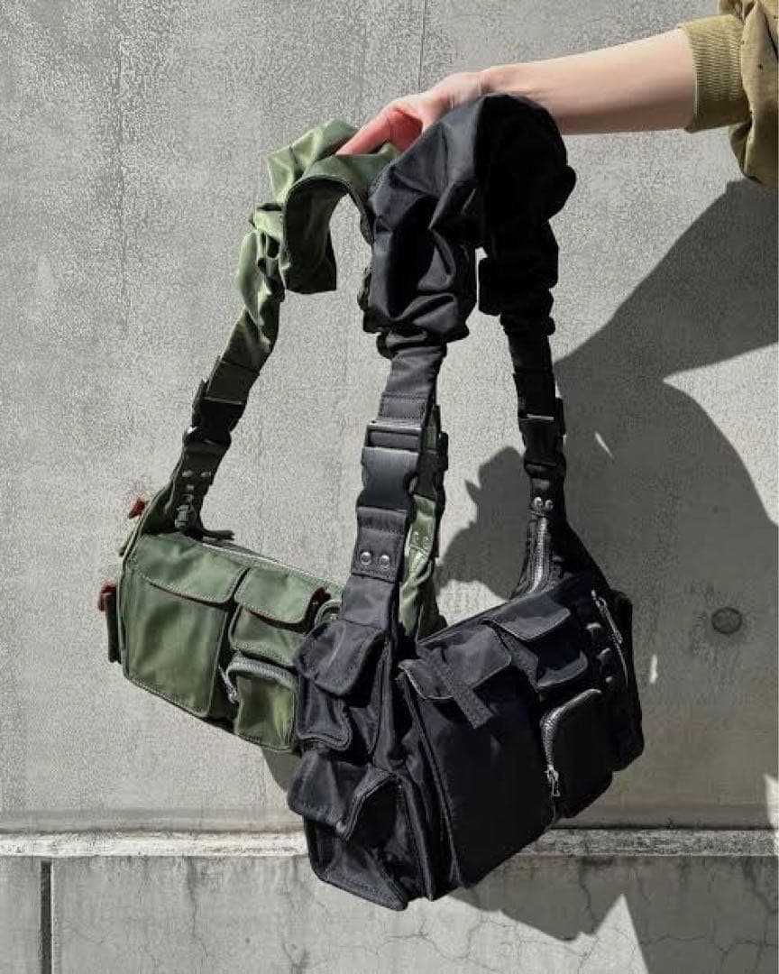 バッグ AMERI 2WAY SHOULDER MILITARY BAG black