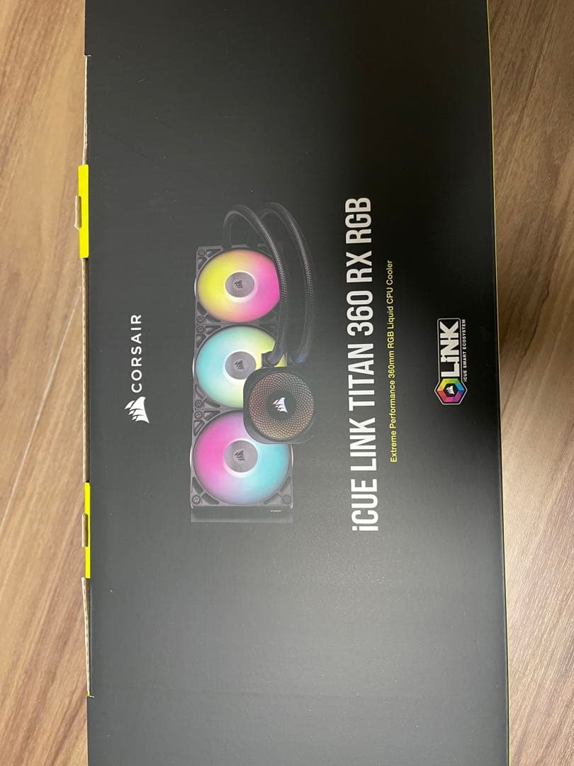 CORSAIR iCUE LINK TITAN 360 RX RGB 完全動作品