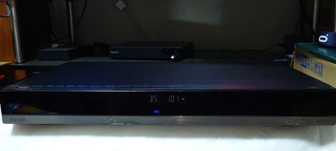 maxell BIV-TW500 Blu-rayレコーダー　✚③本10枚