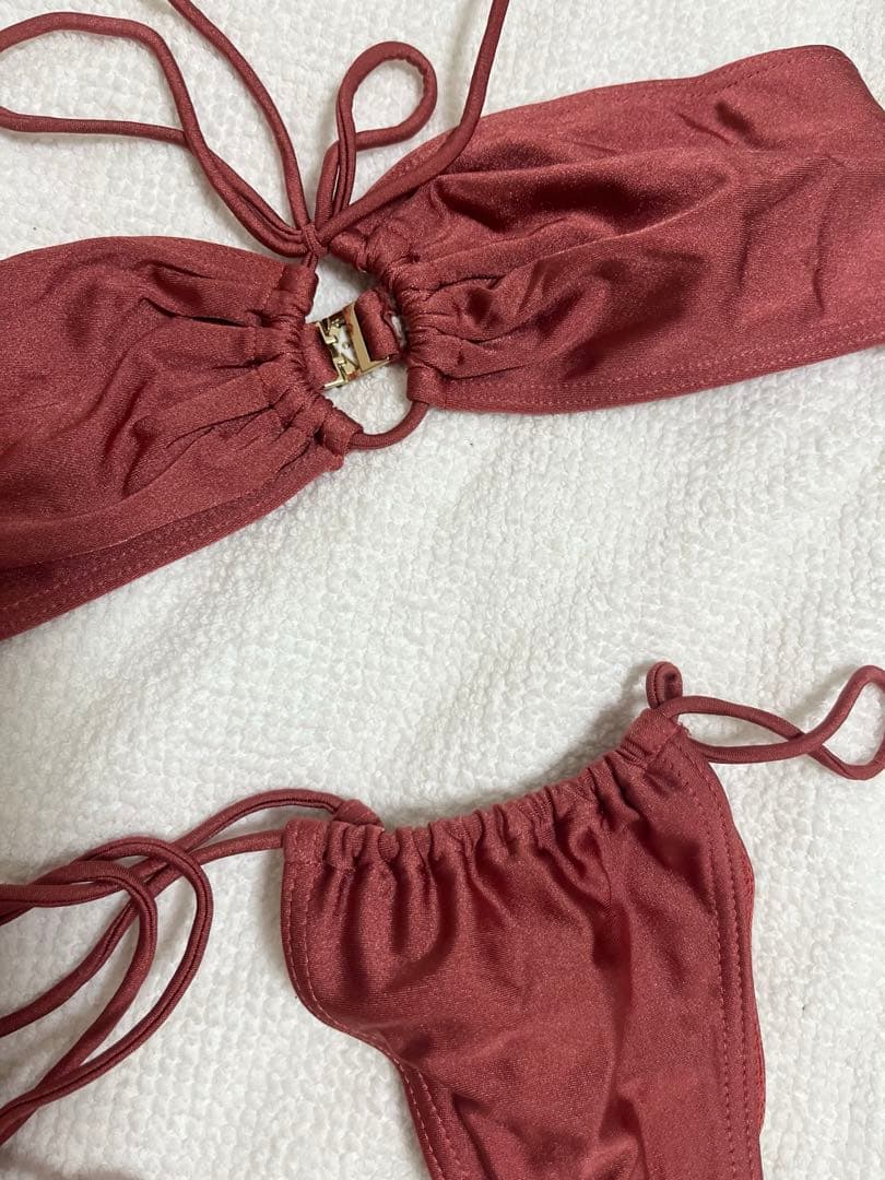 スペイン発♡ vanilla swim ビキニ 海外 レッド系