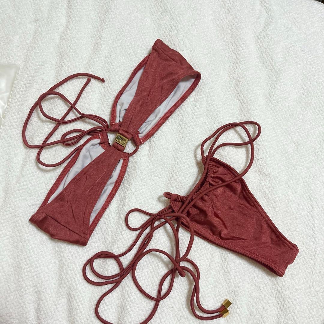 スペイン発♡ vanilla swim ビキニ 海外 レッド系