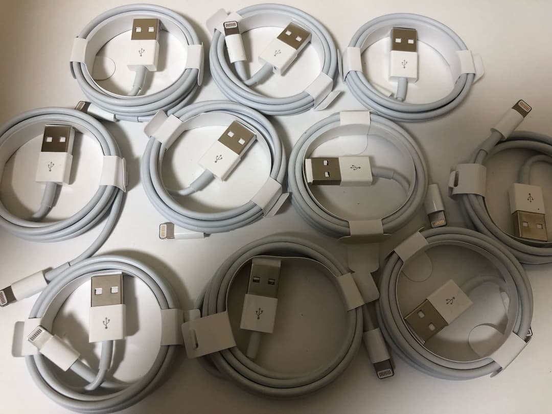 ■新品未使用品 Apple純正 iPhoneライトニングケーブル 10本■