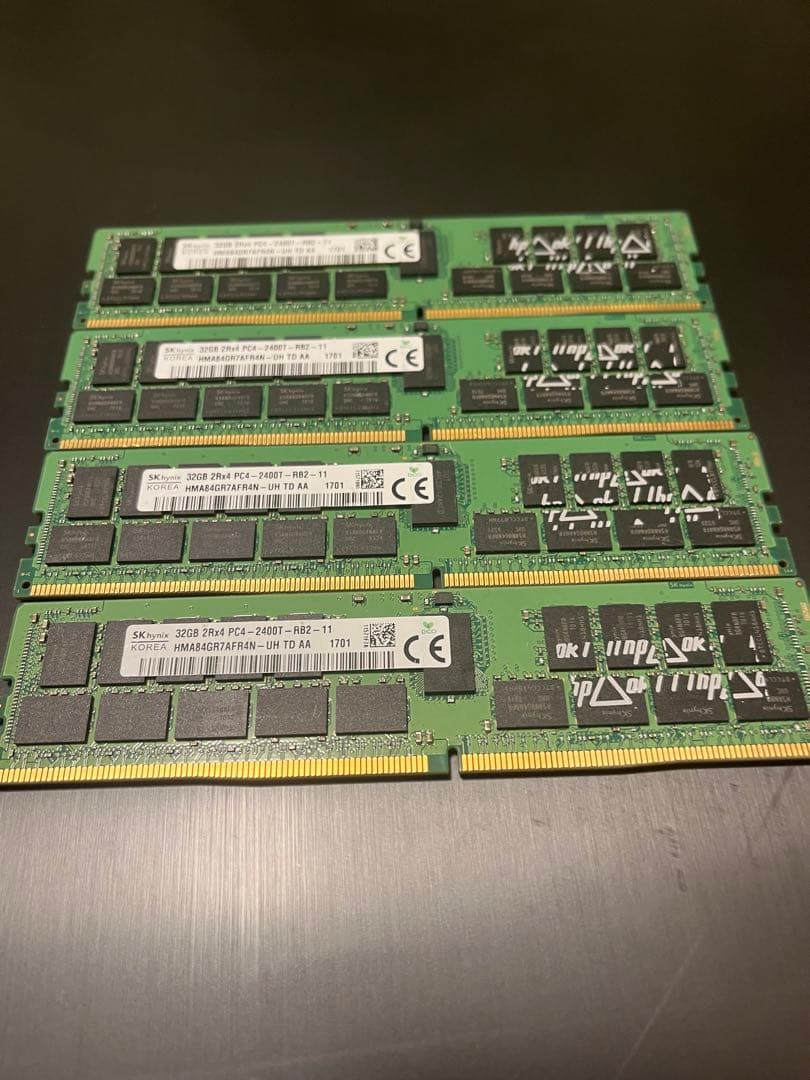 ドラえもんskhynix 32GB✖️4枚セット　128GB PC4