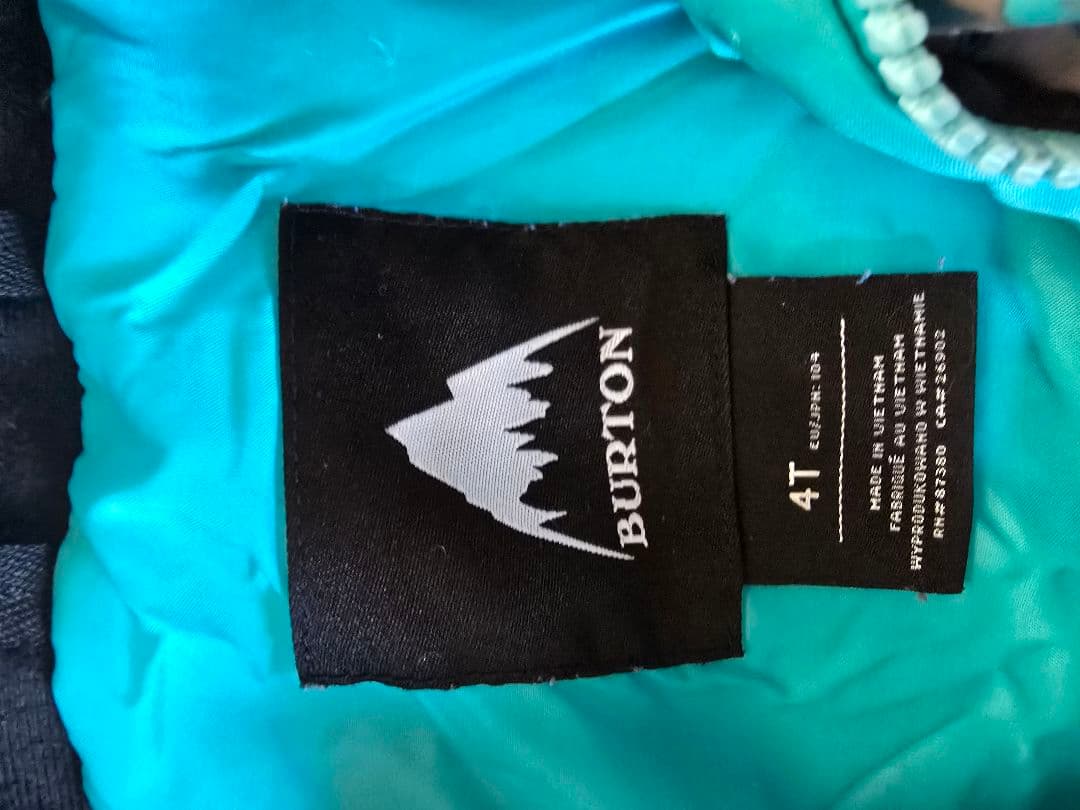 バートン キッズ ワンピース 4T ミトン＆リストガード付