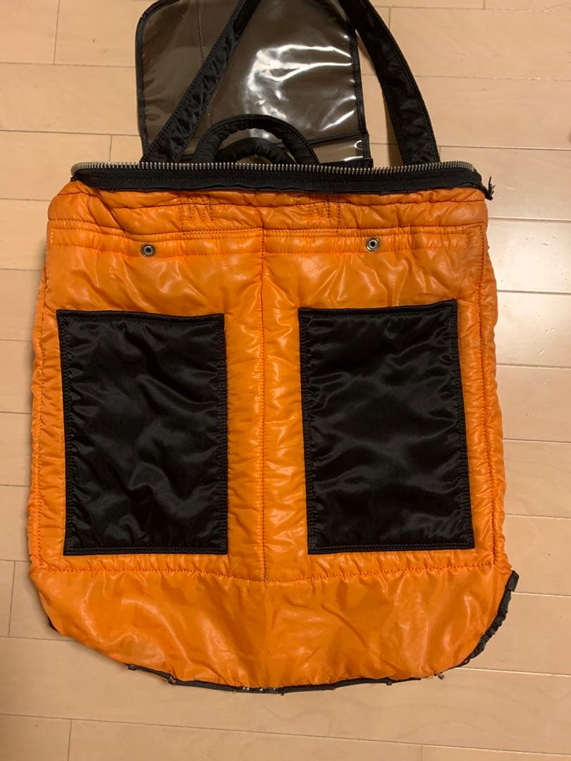 PORTER ブラック ヘルメットバック