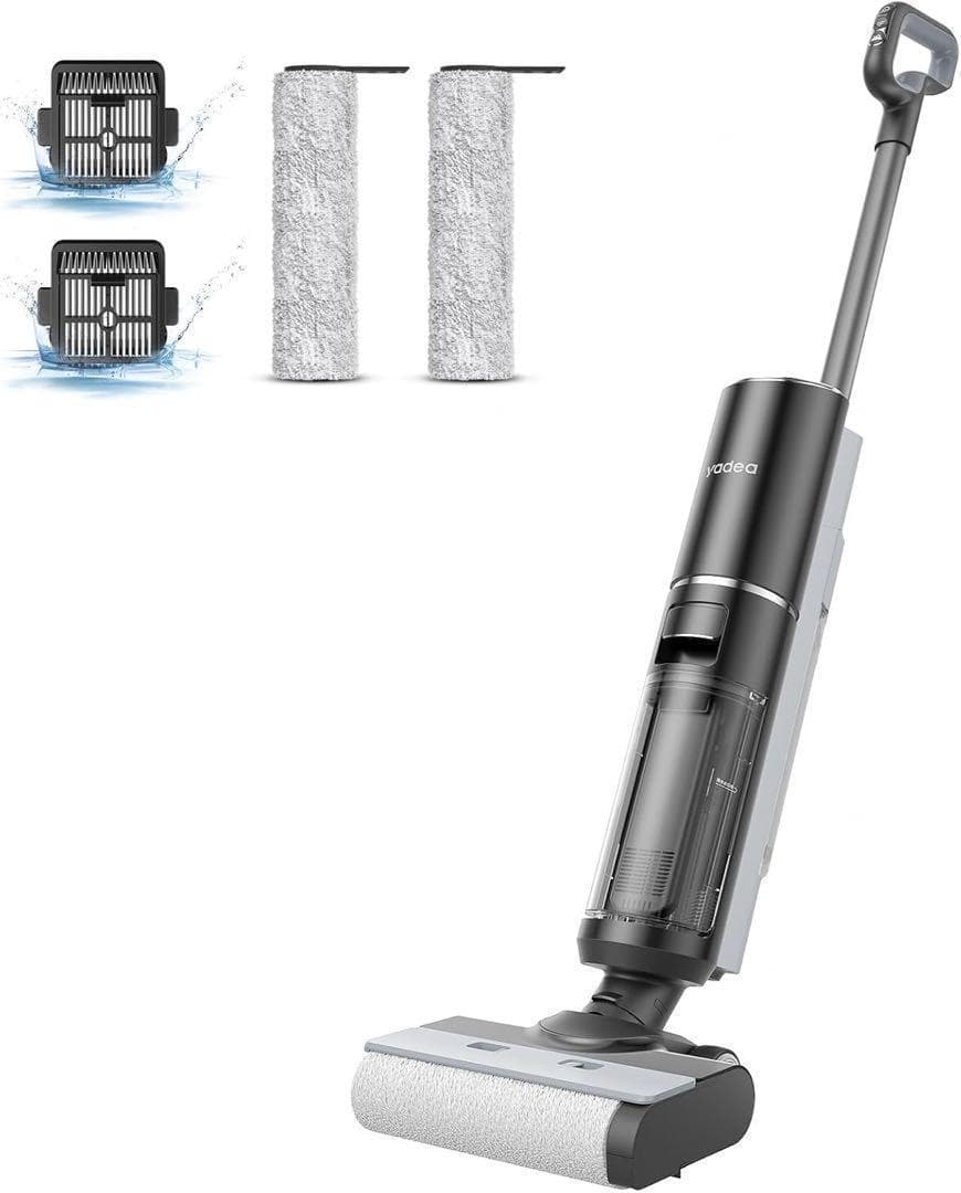 Yadea Shine Pro 8 水拭き掃除機 スティッククリーナー 強力吸引