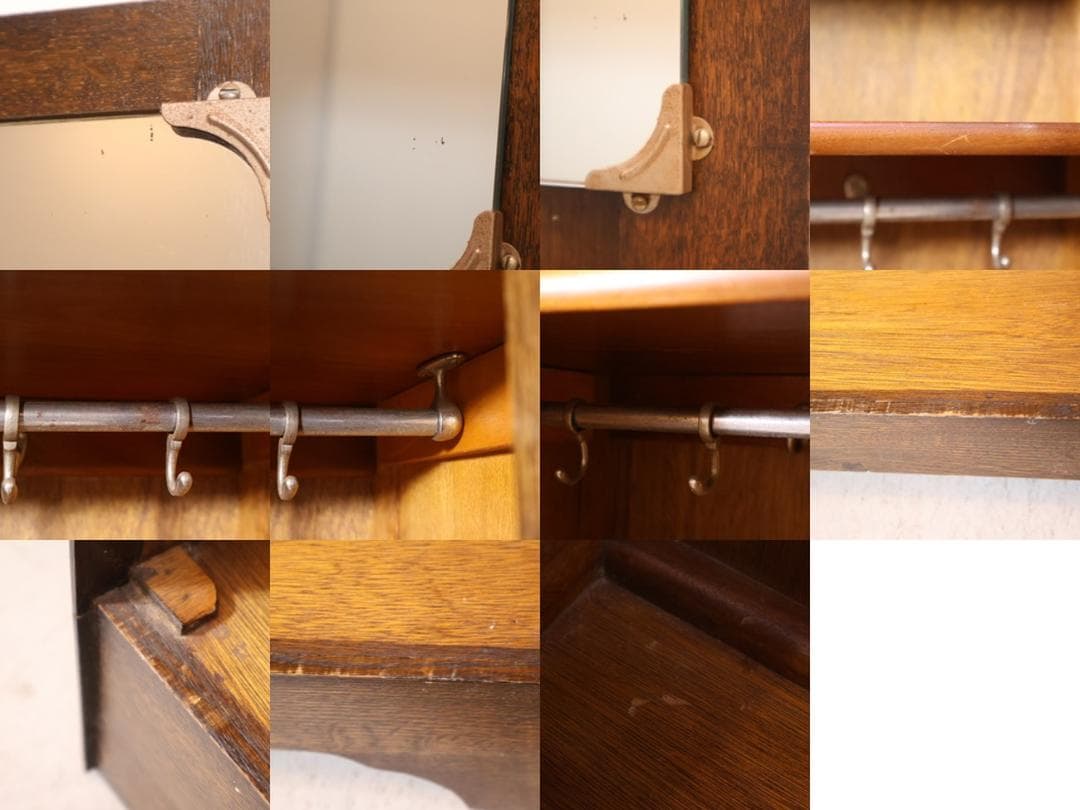 ロイズアンティークス ワードローブ オーク材 イギリス クラシック エレガント