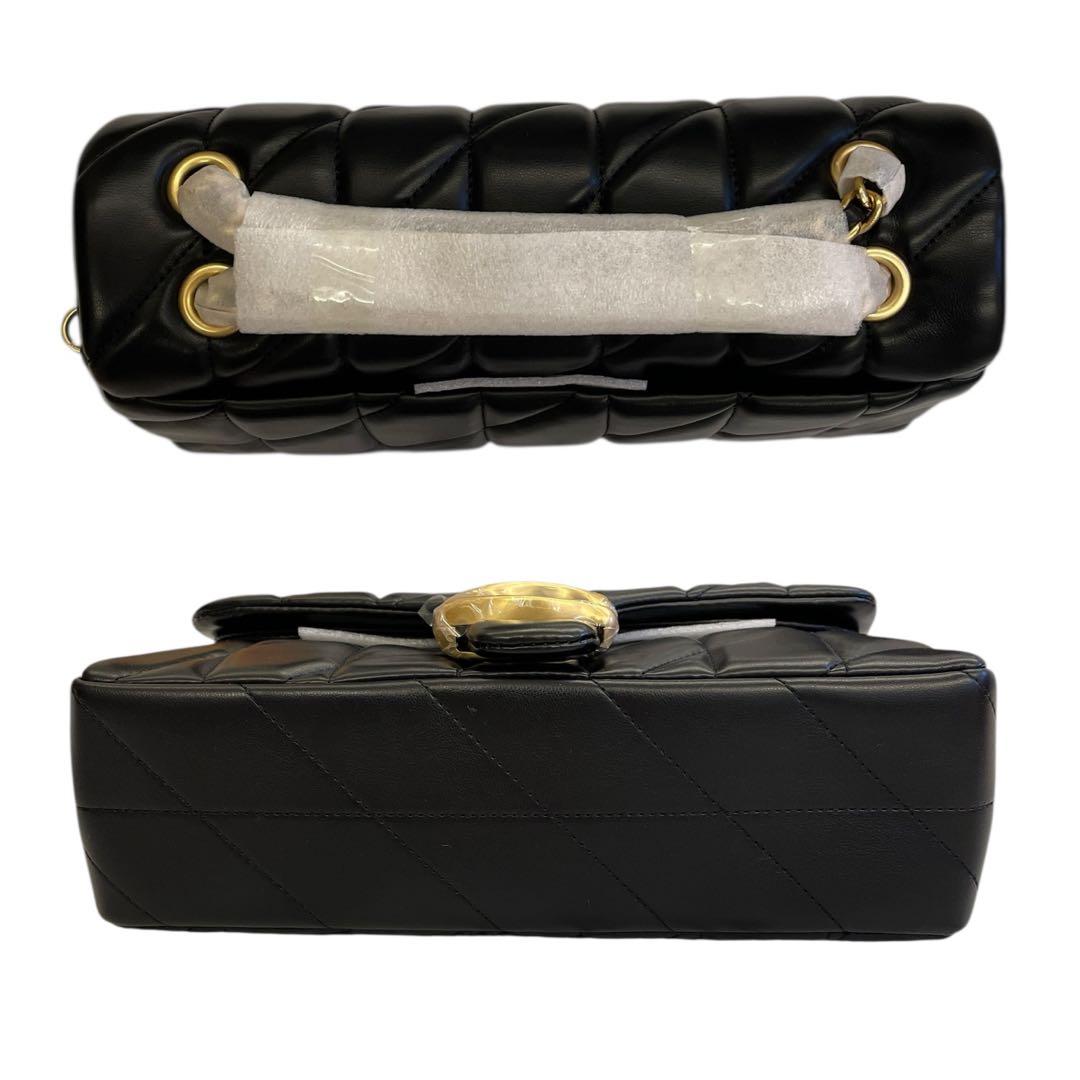 【新品】COACH/コーチ/タビー/キルティング/ショルダーバッグ/黒/2way