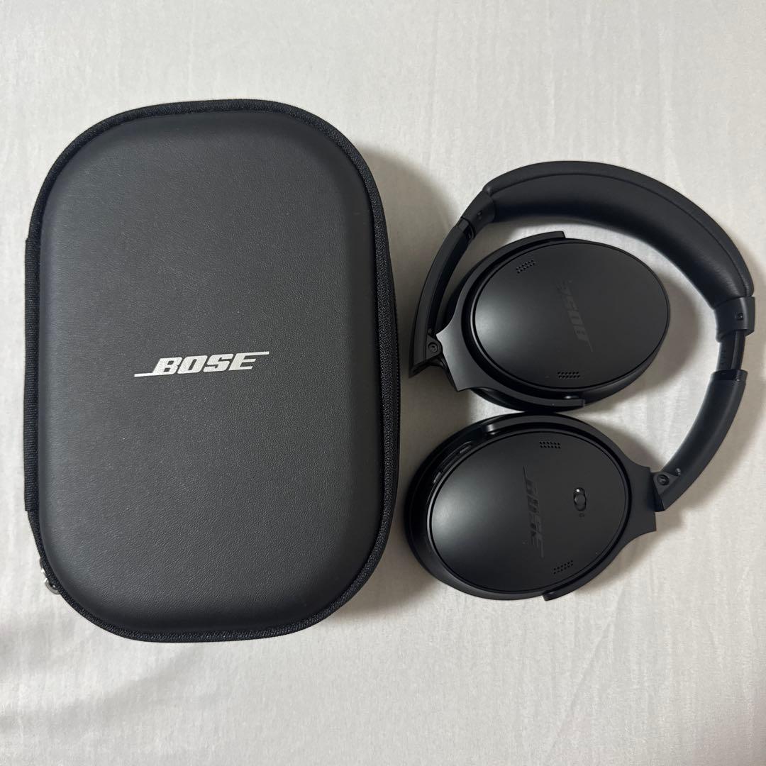 BOSE QuietComfort ワイヤレスヘッドホン コード、ケース付き
