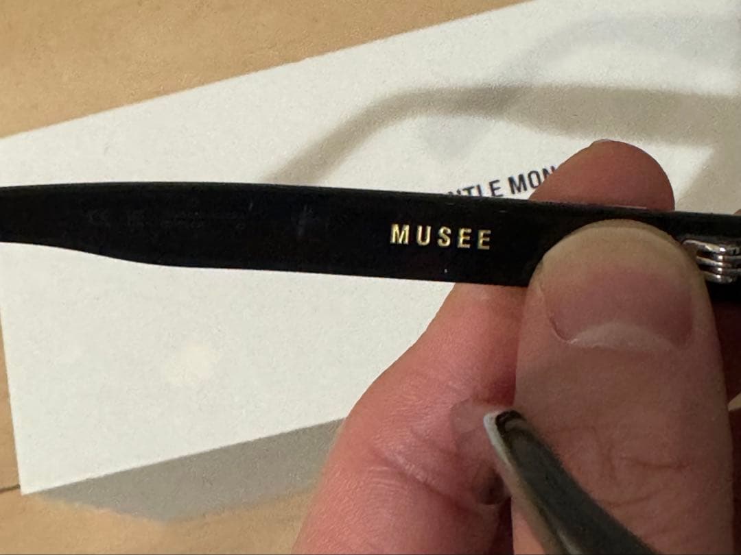 GENTLE MONSTER ブラック サングラス musee