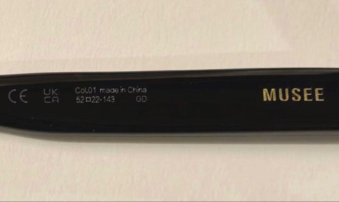 GENTLE MONSTER ブラック サングラス musee