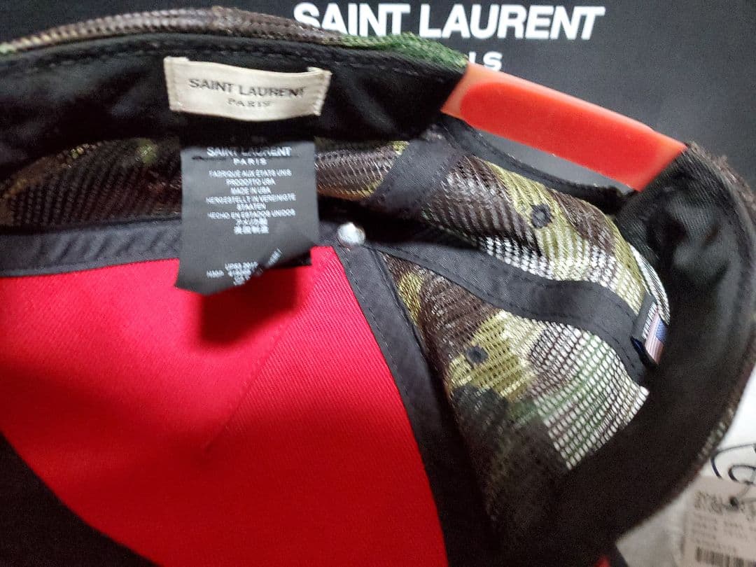 16ss saint laurent paris yeahbabyキャップ