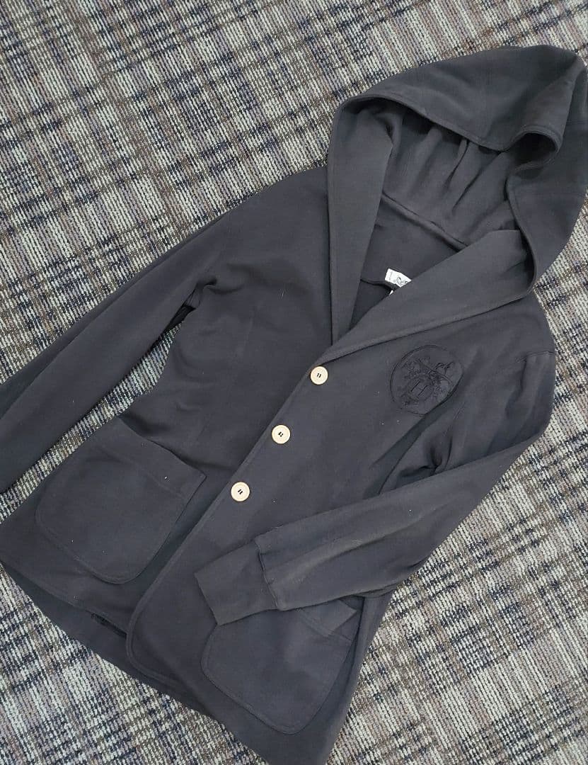 エルメス HERMES フード付 テーラードジャケット Lサイズ