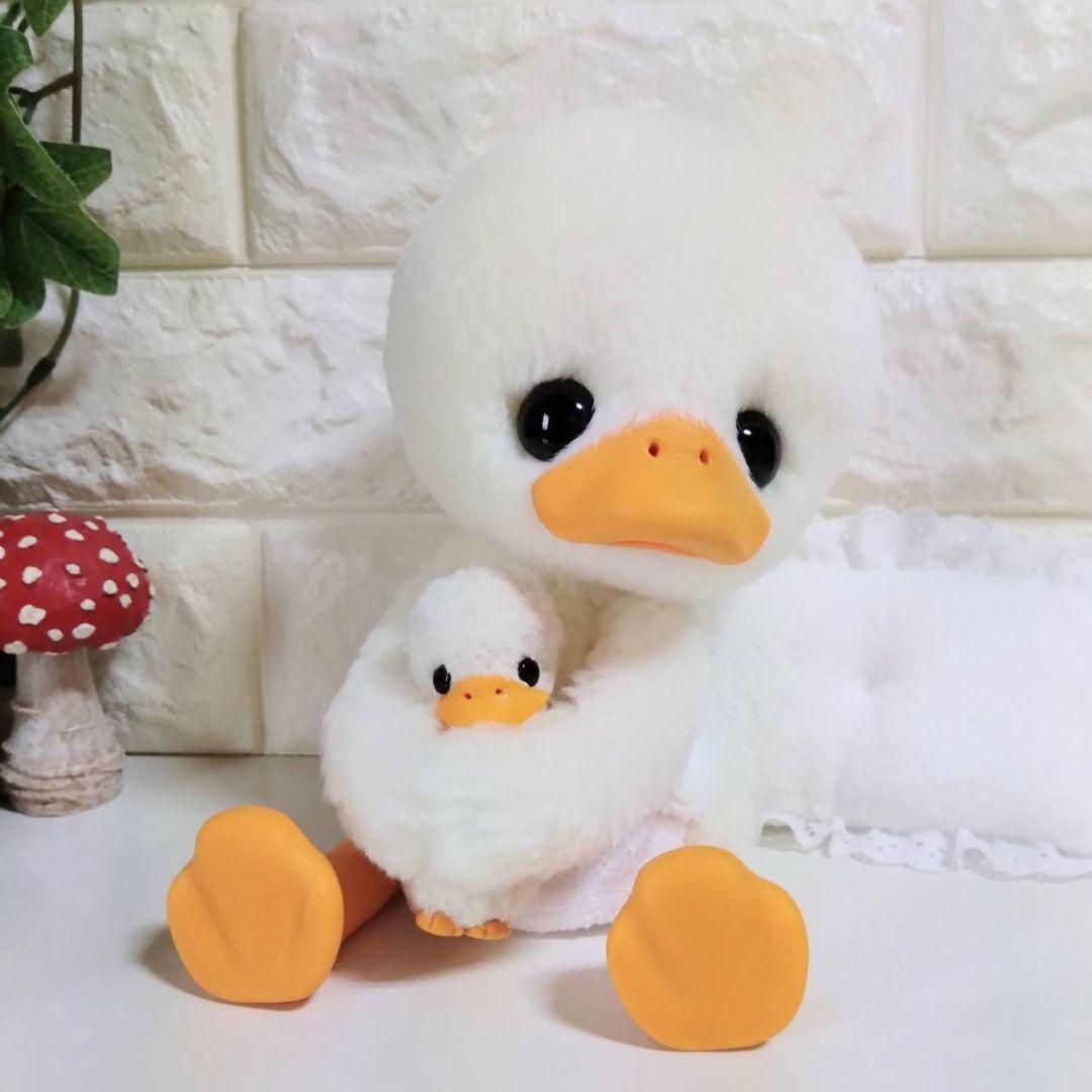 ぬいぐるみ✽アートドール✽アヒルのぴっぴちゃん✽大サイズ